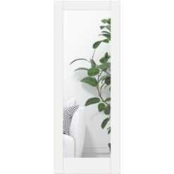 White Primed Shaker 1 Lite Clear Glazed