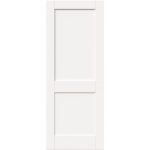 White Primed Shaker 2 Panel Internal Door