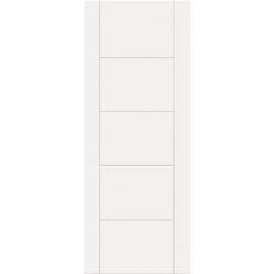 White Primed ladder Fire Door