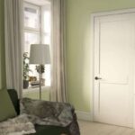 White Primed Shaker 2 Panel Fire Door - Image 2