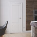 Cambridge White Primed 2 Panel Fire Door - Image 2