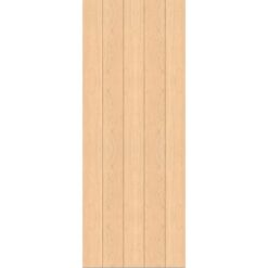 Oak Traditional Vertical Panel Fire Door