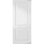 2 Panel White Smooth Moulded Fire Door