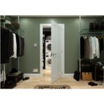 White 4 Panel Flat Smooth Moulded Internal Door - Image 5